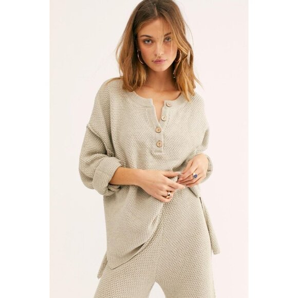 Free People Cotton Hailee Set By Fp Beach in Natural Size Small - Picture 1 of 16